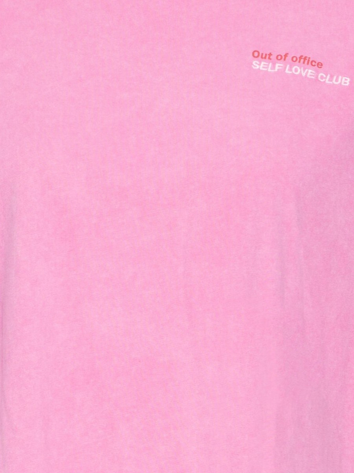 Roze t-shirt met opdruk achterkant Ichi