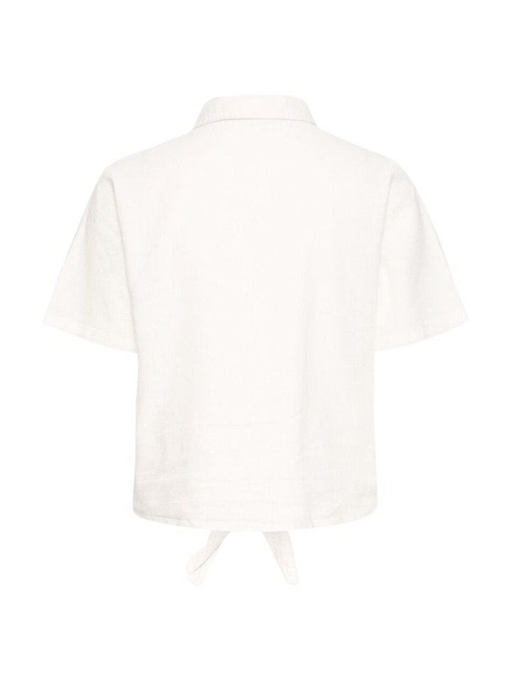 Witte linnen bloes Linno Ichi