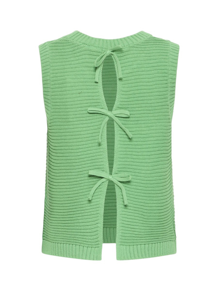 Groene top met strikdetail Ih Dotties ICHI