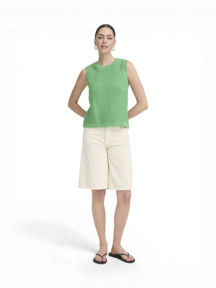 Groene top met strikdetail Ih Dotties ICHI