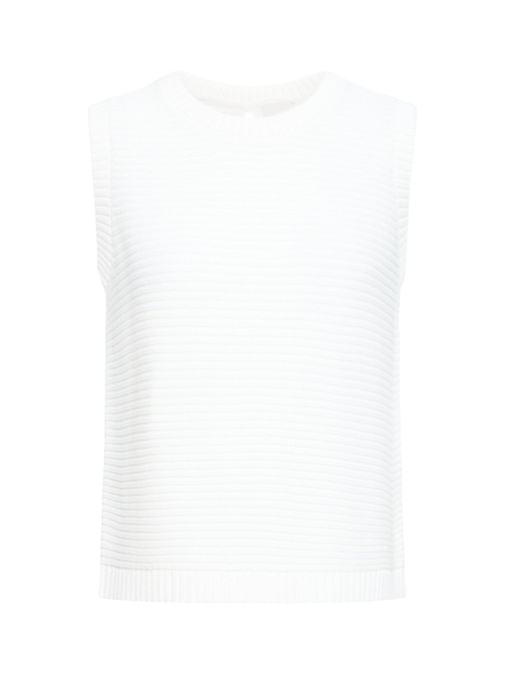 Witte top met strikdetail Ih Dotties ICHI