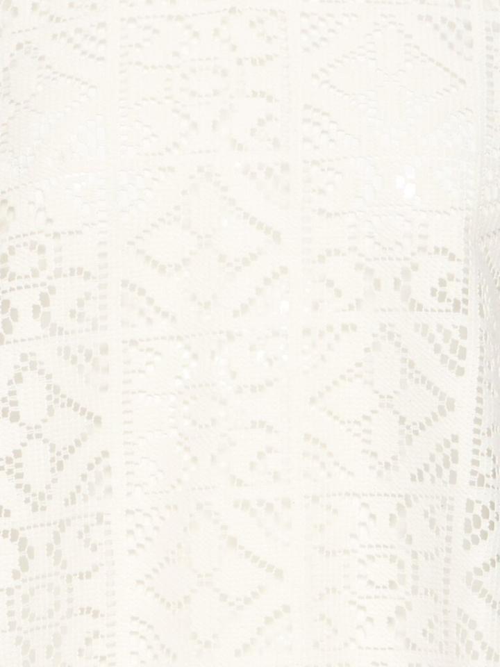 Witte blouse met broderie Ichi