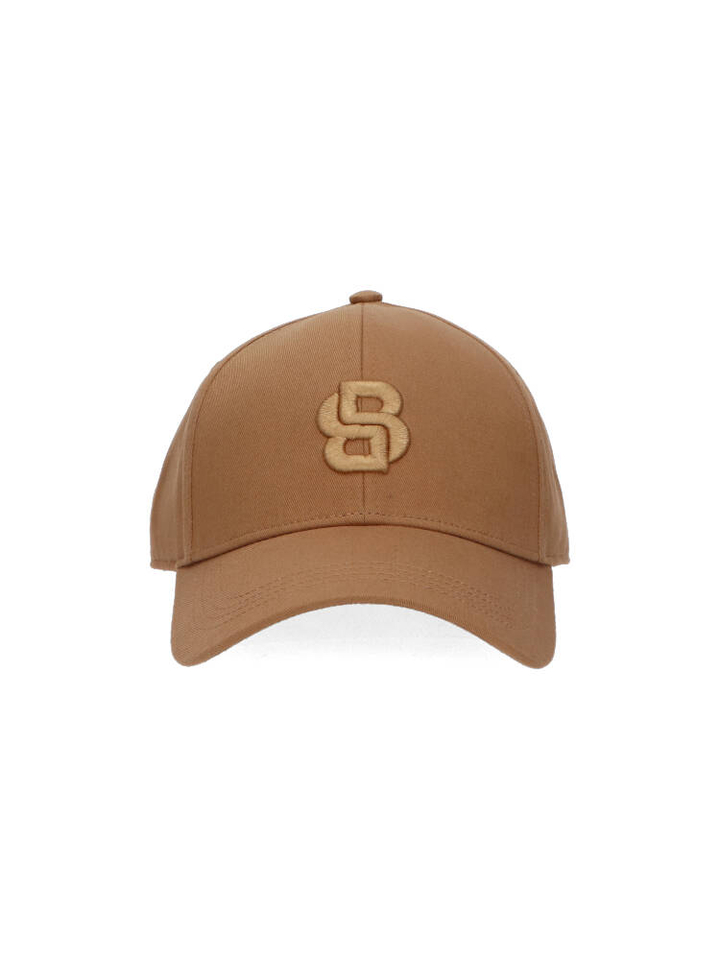 Camel kleurige pet Hugo Boss