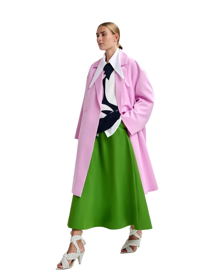 Groene A-lijn rok Julio Essentiel 