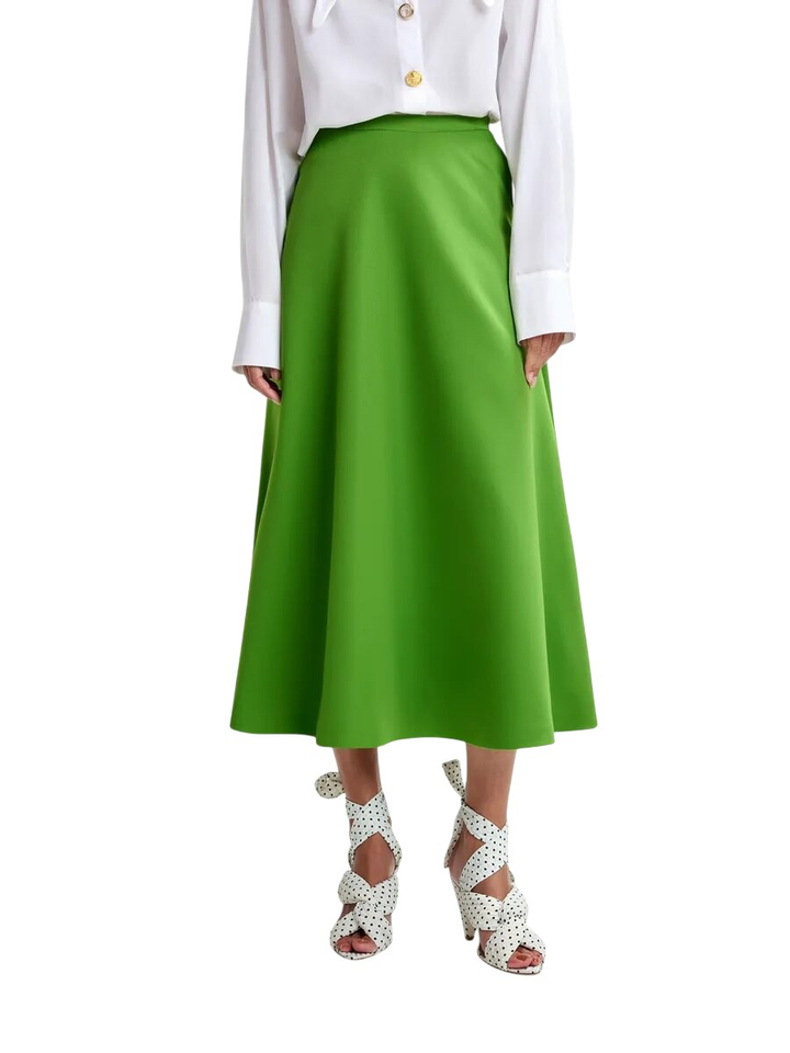 Groene A-lijn rok Julio Essentiel 