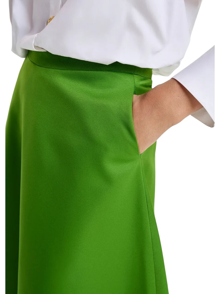 Groene A-lijn rok Julio Essentiel 