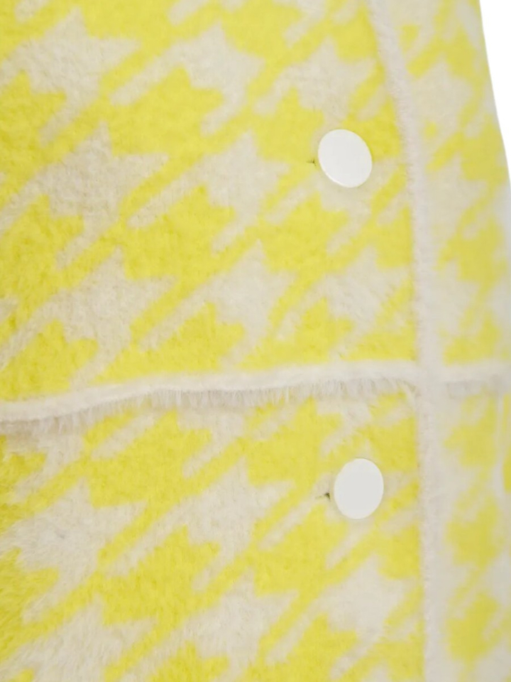 Gele cardigan met print Joking Essentiel 