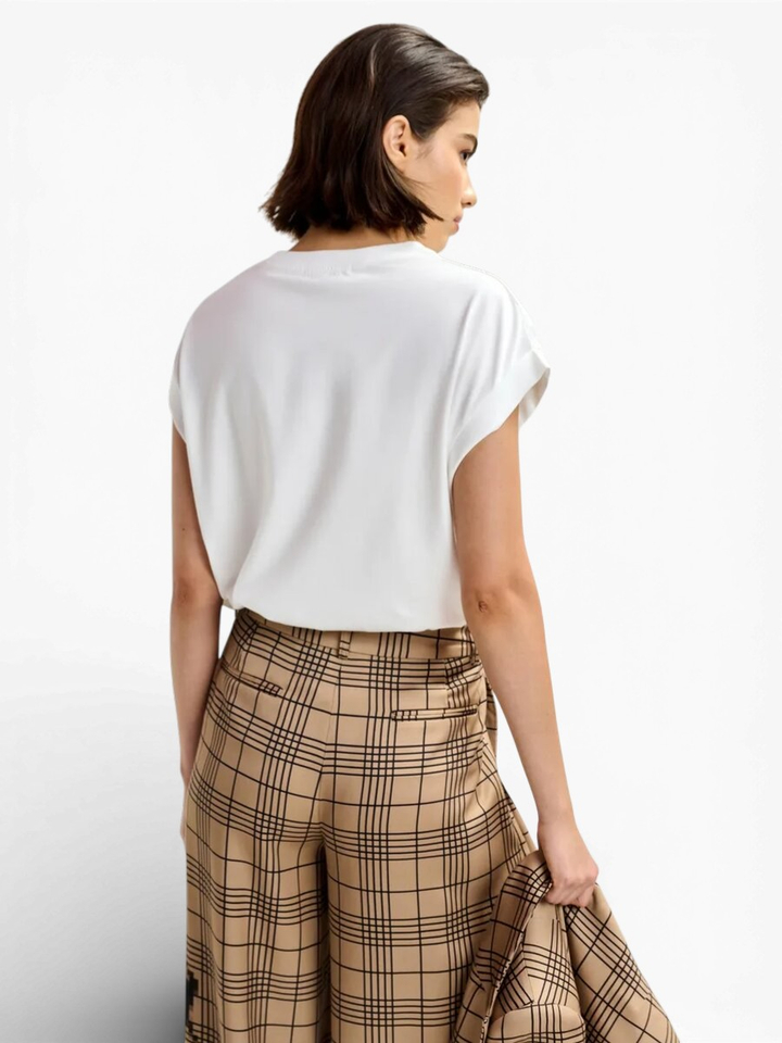 Witte t-shirt Jungala Essentiel 