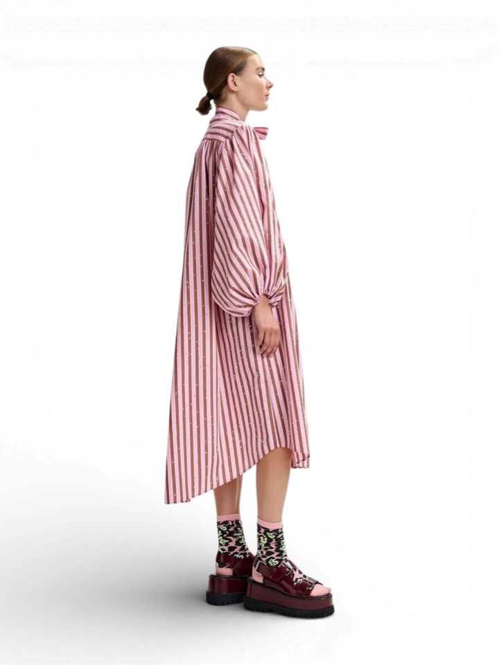 Gestreept shine hemdkleed Jodianna Essentiel