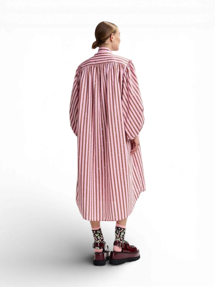 Gestreept shine hemdkleed Jodianna Essentiel