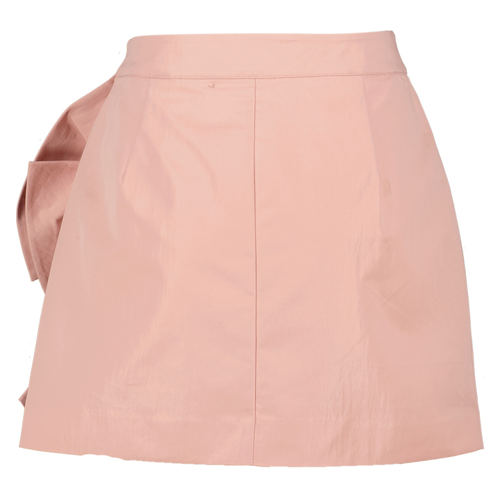 Roze korte rok met strik Essentiel