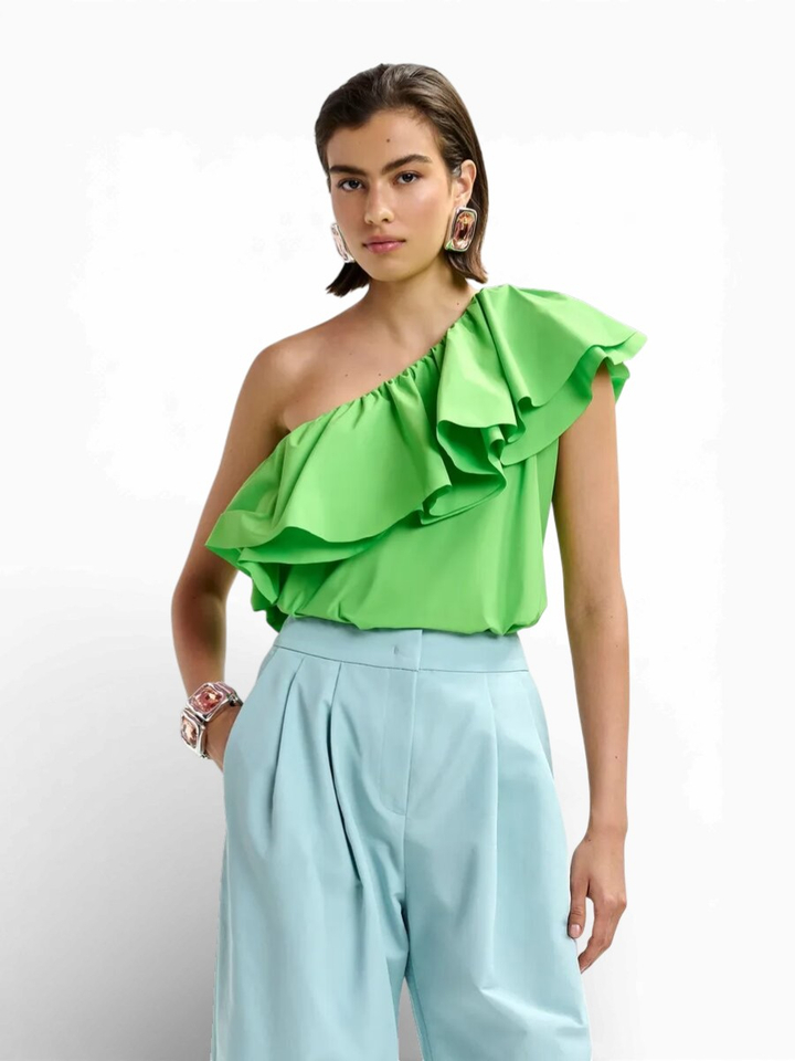 Groene bleos met frul Jilian Essentiel