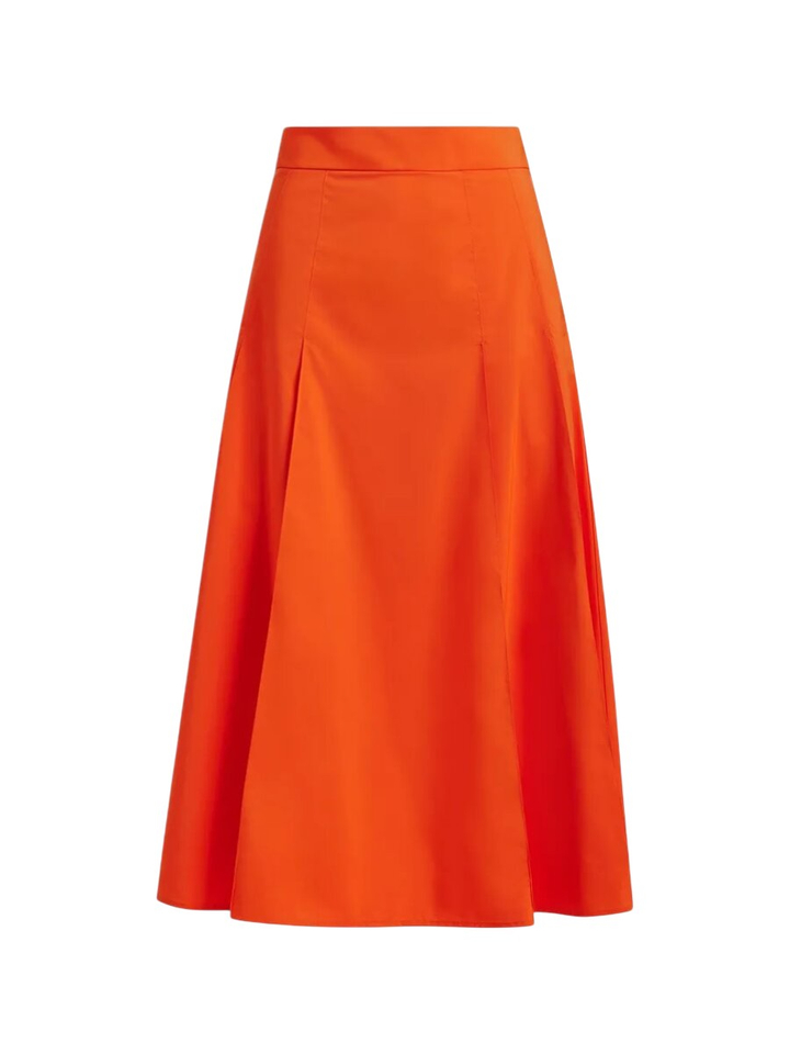 Lange oranje rok Essentiel