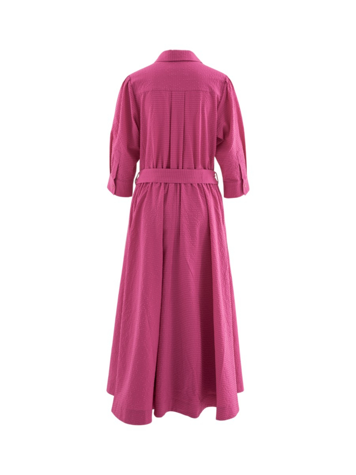 Fuchsiakleurige lange jurk Jizo Essentiel 