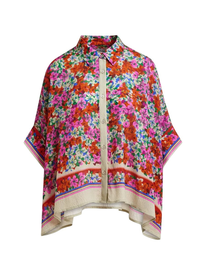 Multi-color oversized bloes met bloemenprint Jirt Essentiel