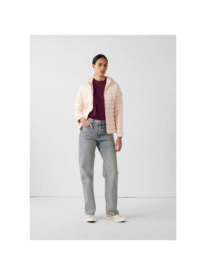 Roze padded jas met kap Cloe Jott 