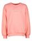 Koraalkleurige sweater met strass Liu Jo
