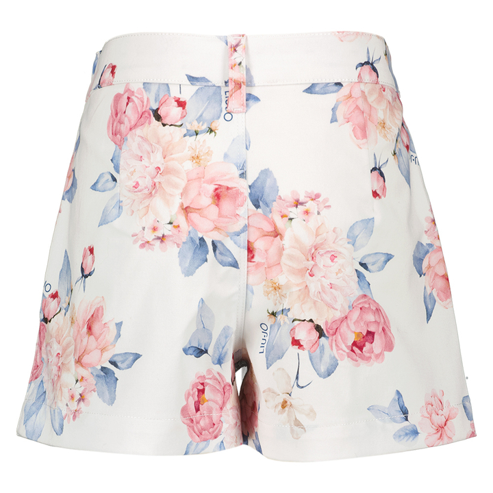 Witte bloemenshort Liu Jo 