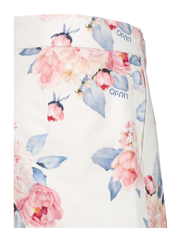 Witte bloemenshort Liu Jo 