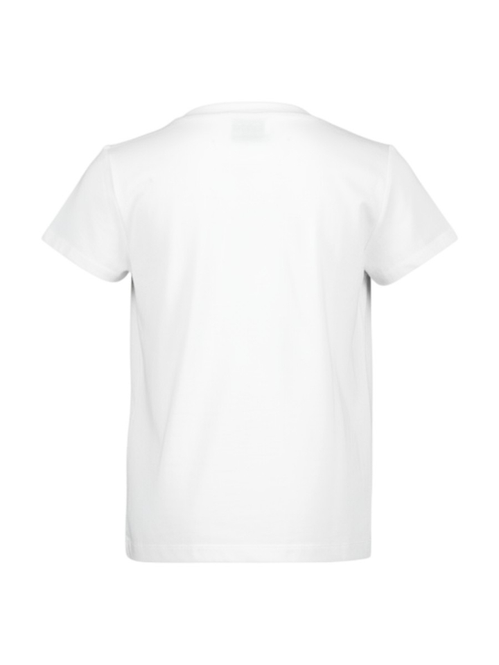 Witte katoenen T-shirt met strass Liu Jo 