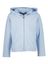Lichtblauwe gilet met rits en kap Liu Jo 