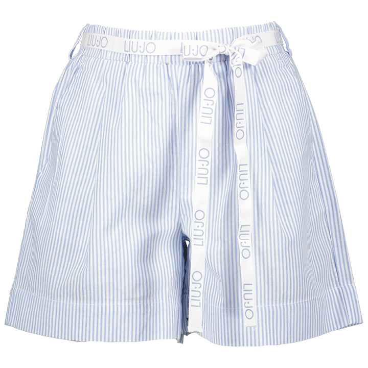 Blauwe gestreepte short Liu Jo