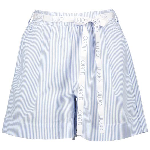 Blauwe gestreepte short Liu Jo