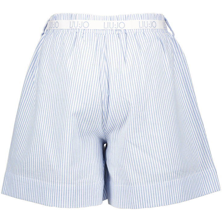 Blauwe gestreepte short Liu Jo