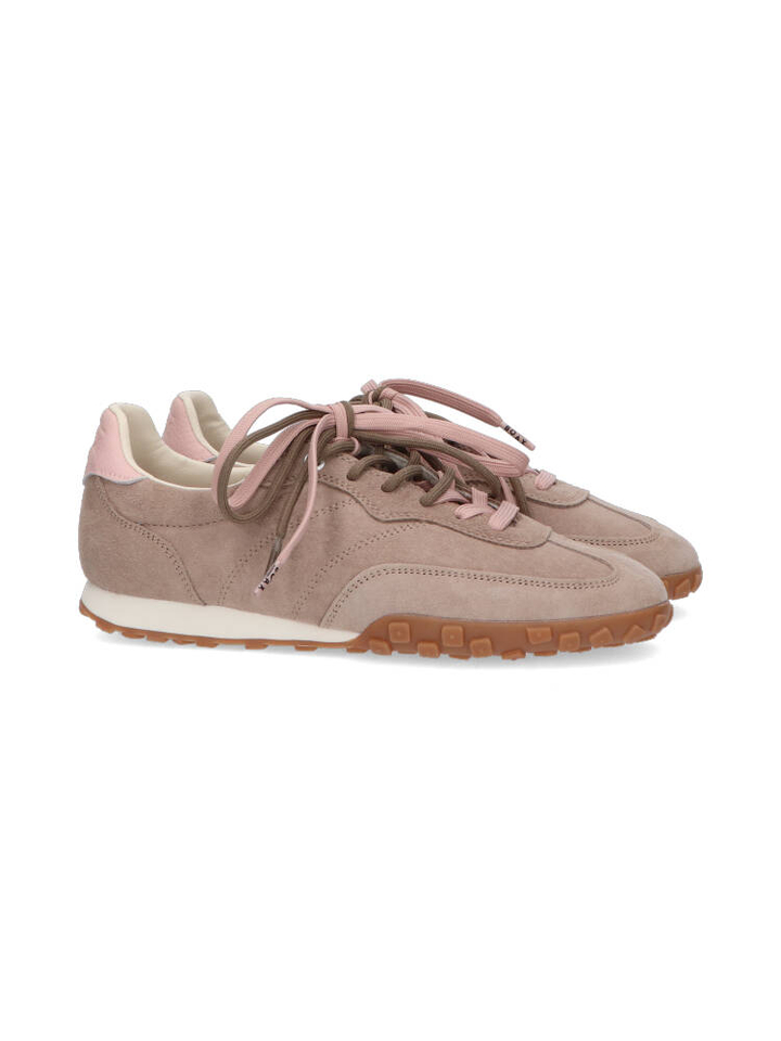Taupe lage sneakers Strike Boax
