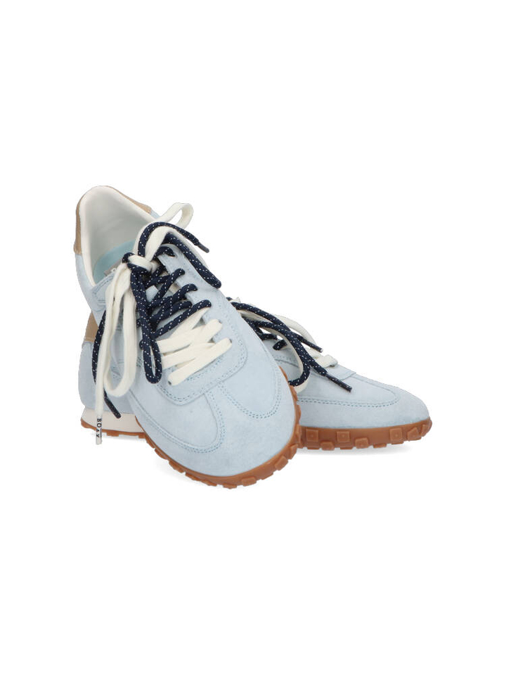 Lichtblauwe lage sneakers Strike Boax