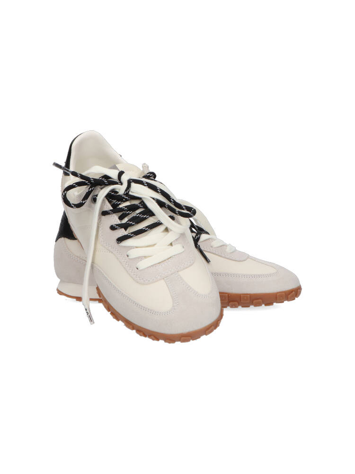 Grijs met crème lage sneakers Strike Boax Studio