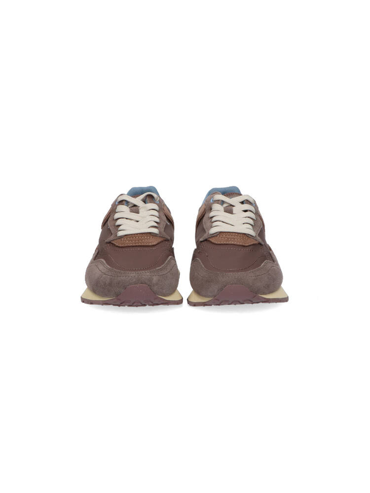 Chocolade lage sneakers City Retro Hoff