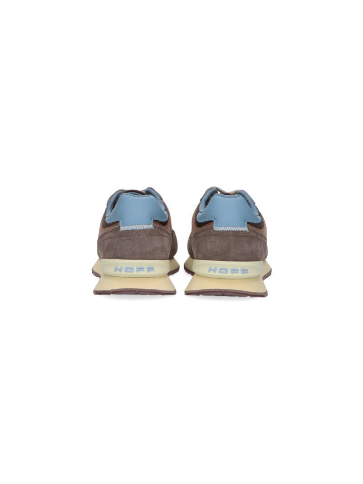 Chocolade lage sneakers City Retro Hoff