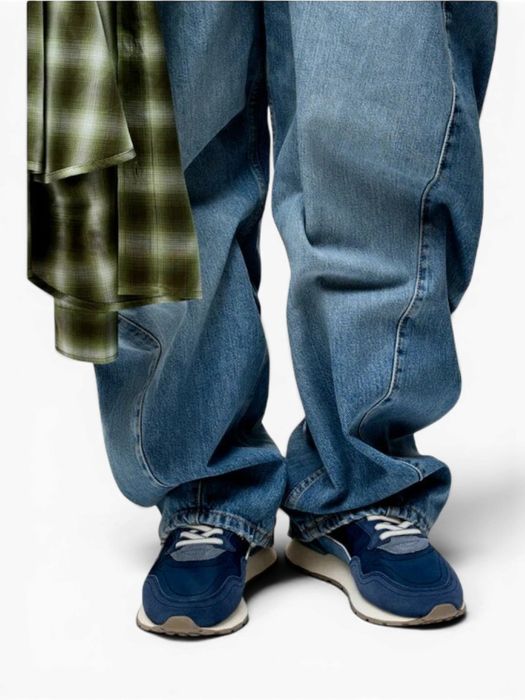 Navy blue lage sneakers City Hoff