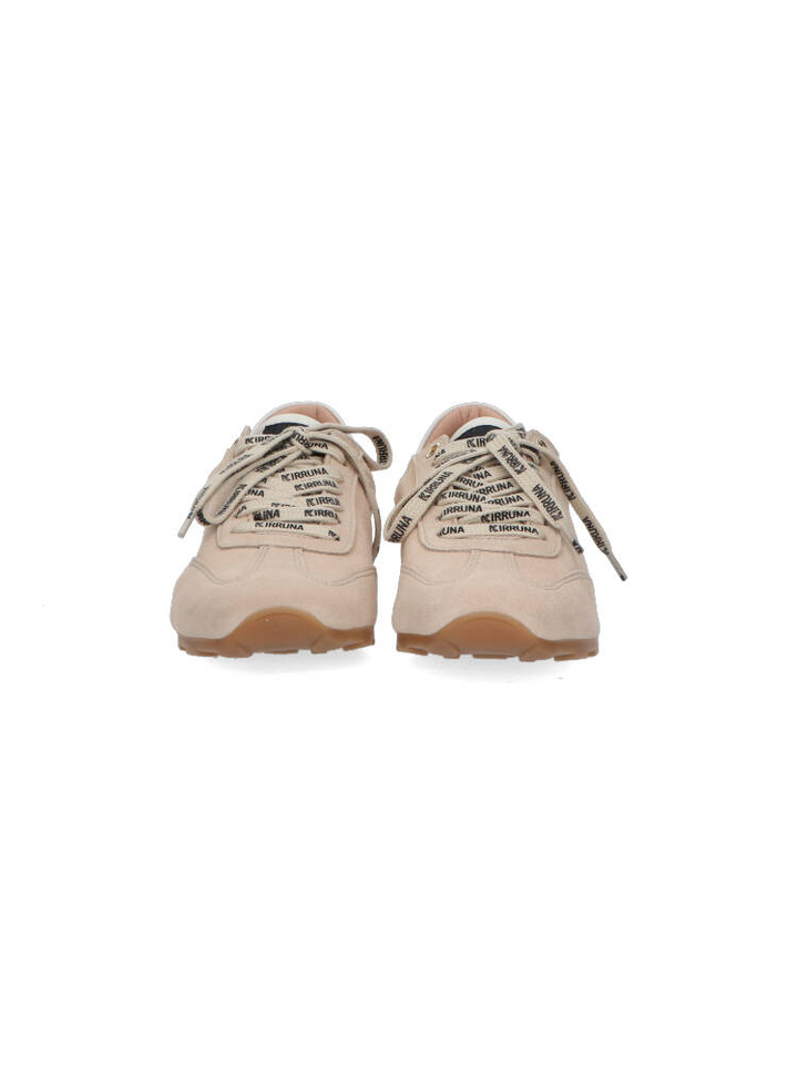 Beige suède lage sneakers Terra Kirruna