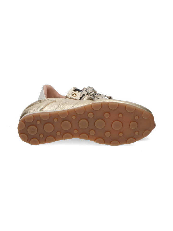 Goudkleurige lage sneakers Terra Kirruna