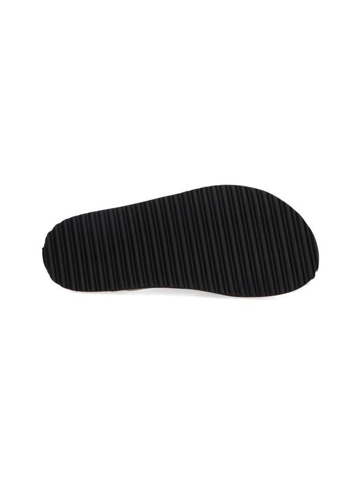 Groene suède slippers met studs Kirruna
