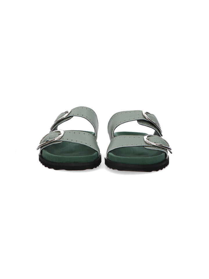 Groene slippers met details Santa Fe Kirruna