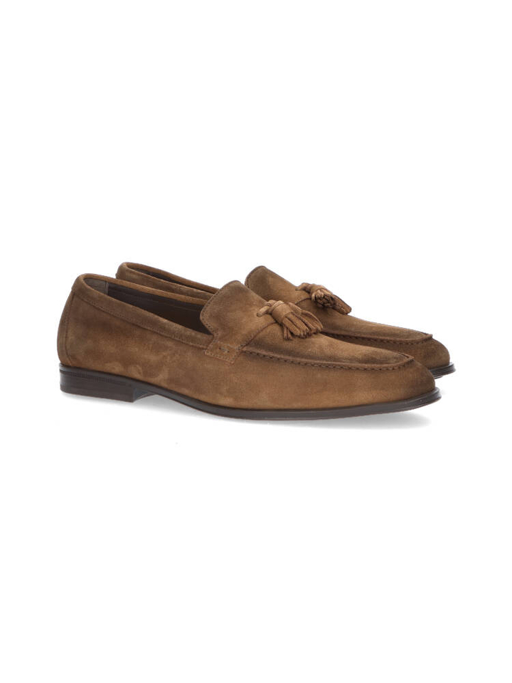 Bruin geklede schoenen Doucals 