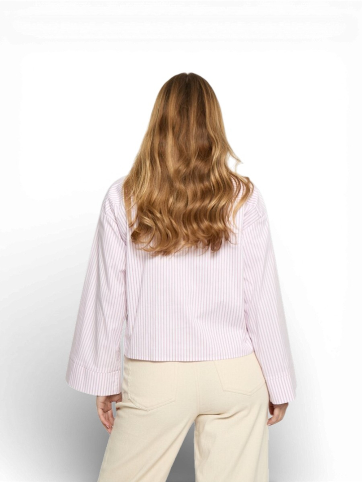 Roze gestreepte bloes Sky Minus 