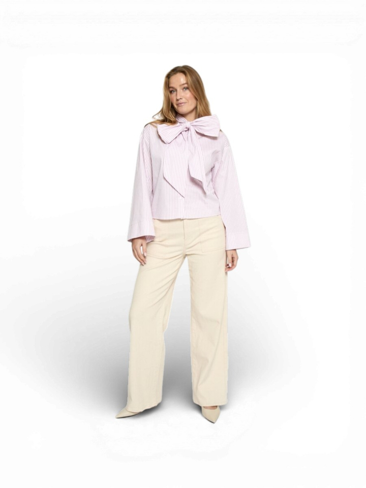 Roze gestreepte bloes Sky Minus 