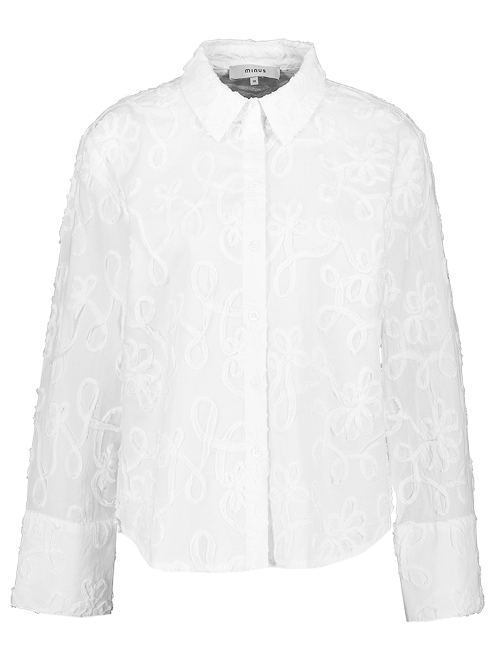 Blouse met borduring Elva Shirt Minus 