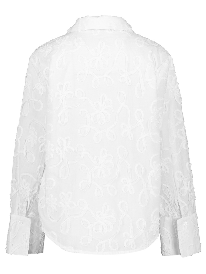 Blouse met borduring Elva Shirt Minus 