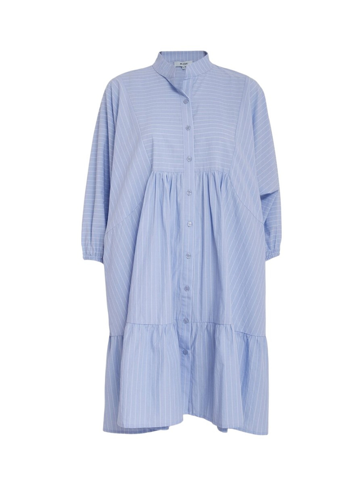 Blauw gestreepte jurk Rikke Minus 