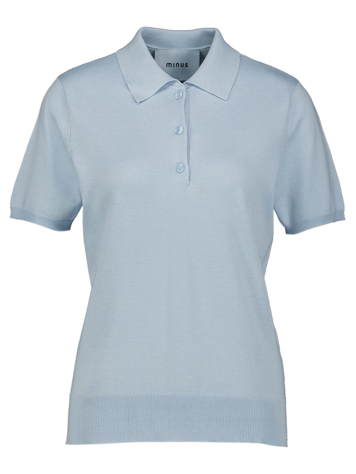 Lichtblauwe polo Evania Minus 
