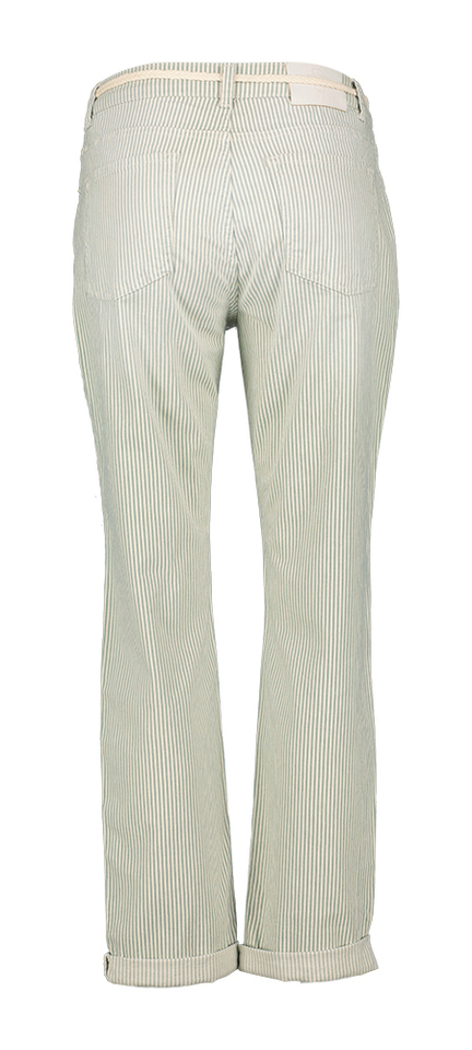 Groene gestreepte broek Bobby Spring Stripes Para Mi
