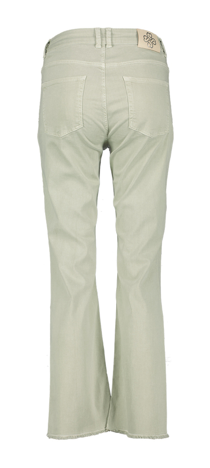 Olijfgroene broek met opgestikte zakken  Mila Pocket Summer Light Cambio