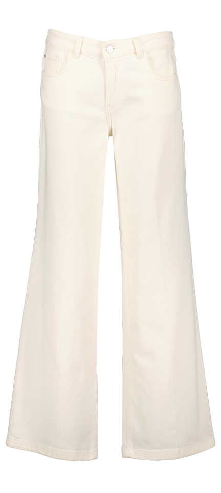 Ecru wide leg jeans Mira Denia Denim Para Mi