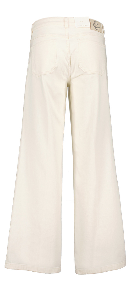 Ecru wide leg jeans Mira Denia Denim Para Mi