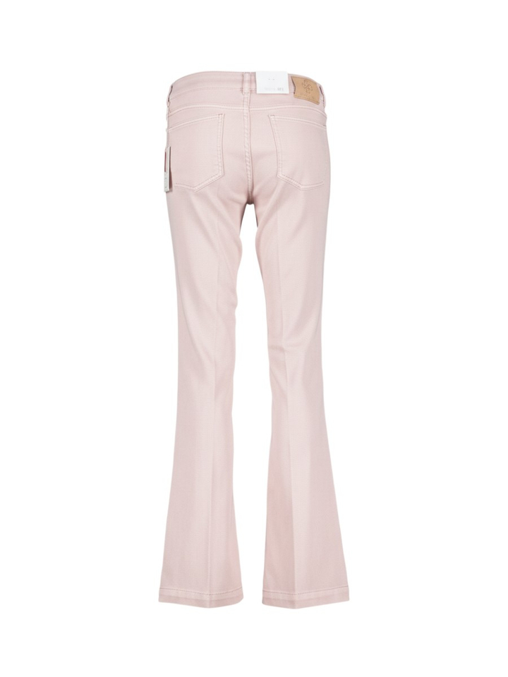 Roze jeans flare fit broek Jade Moraera